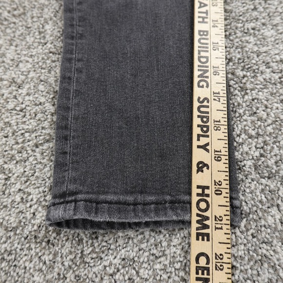 Judy Blue Jeans Womens 3 Black Denim Pants Trouser Mid Rise Skinny Capri Stretch - Picture 3 of 12